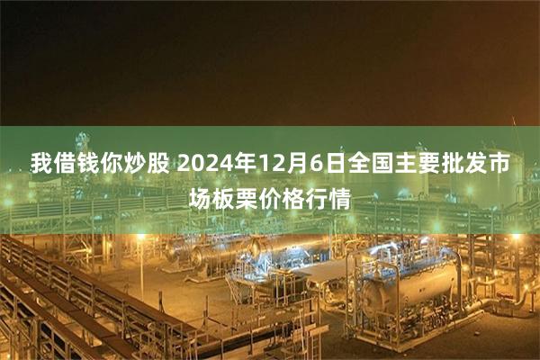 我借钱你炒股 2024年12月6日全国主要批发市场板栗价格行情